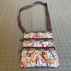 Lesportsac Marc Davis Tink Kasey crossbody NWOT